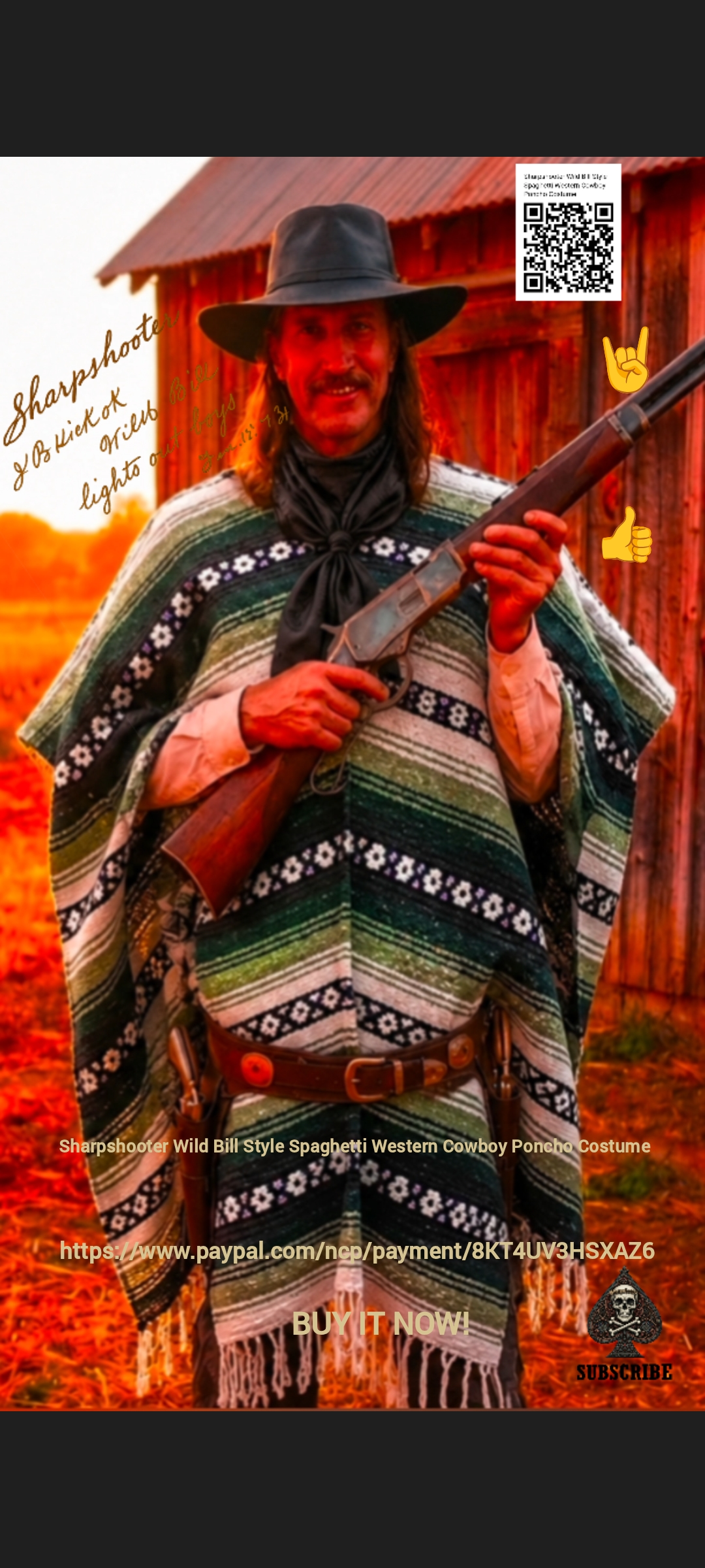 Sharpshooter-Wild-Bill-Style-Spaghetti-Western-Cowboy-Poncho-Costume (5)
